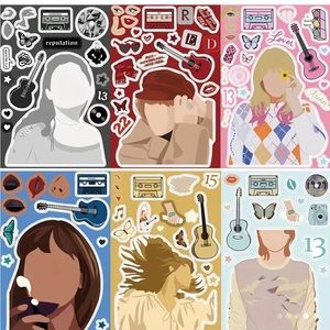 Taylor Swift Sticker Sheets (EXTRAS)